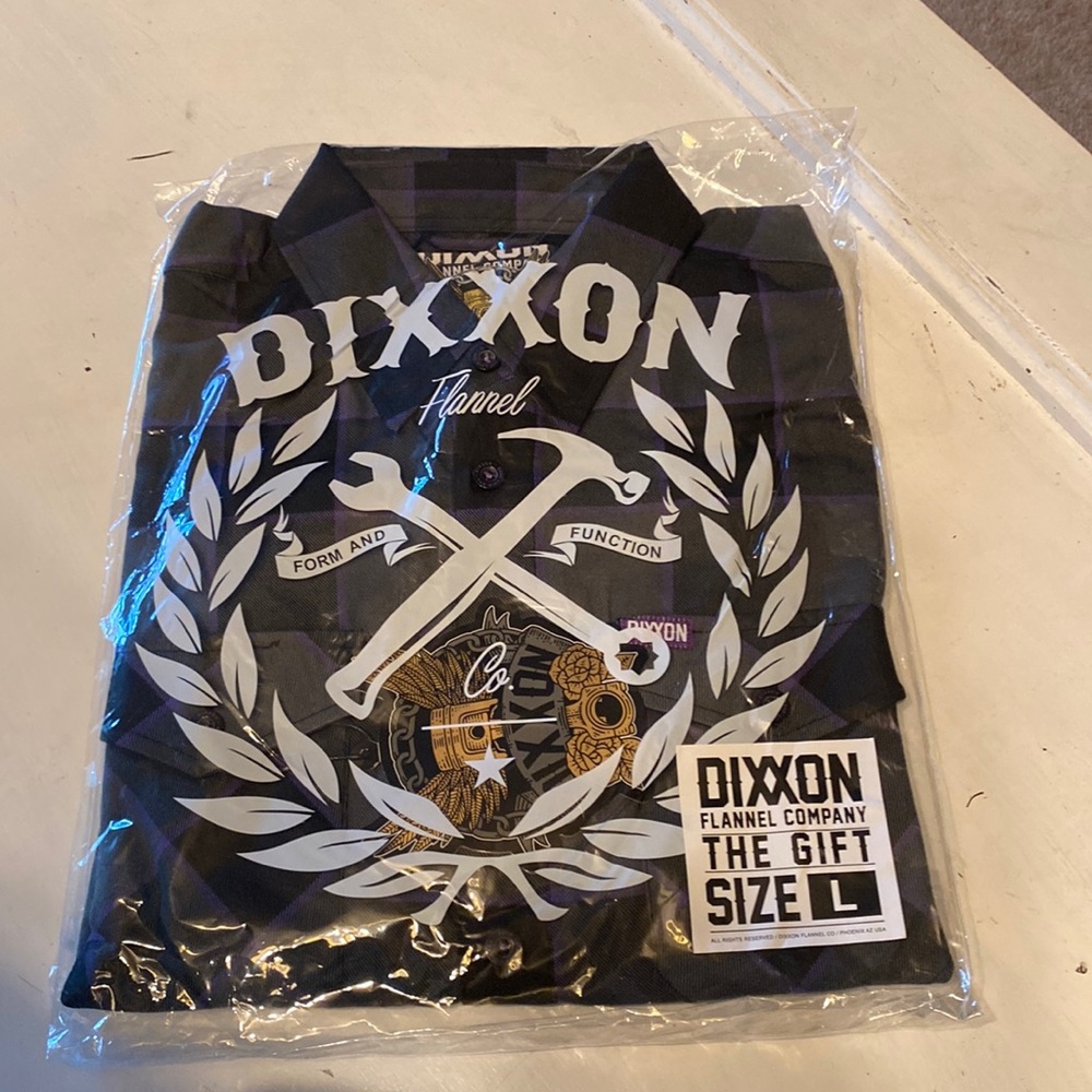 NWT - Dixxon the Gift flannel
